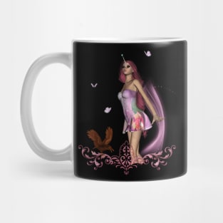 Wonderful fairy with butterflies Mug